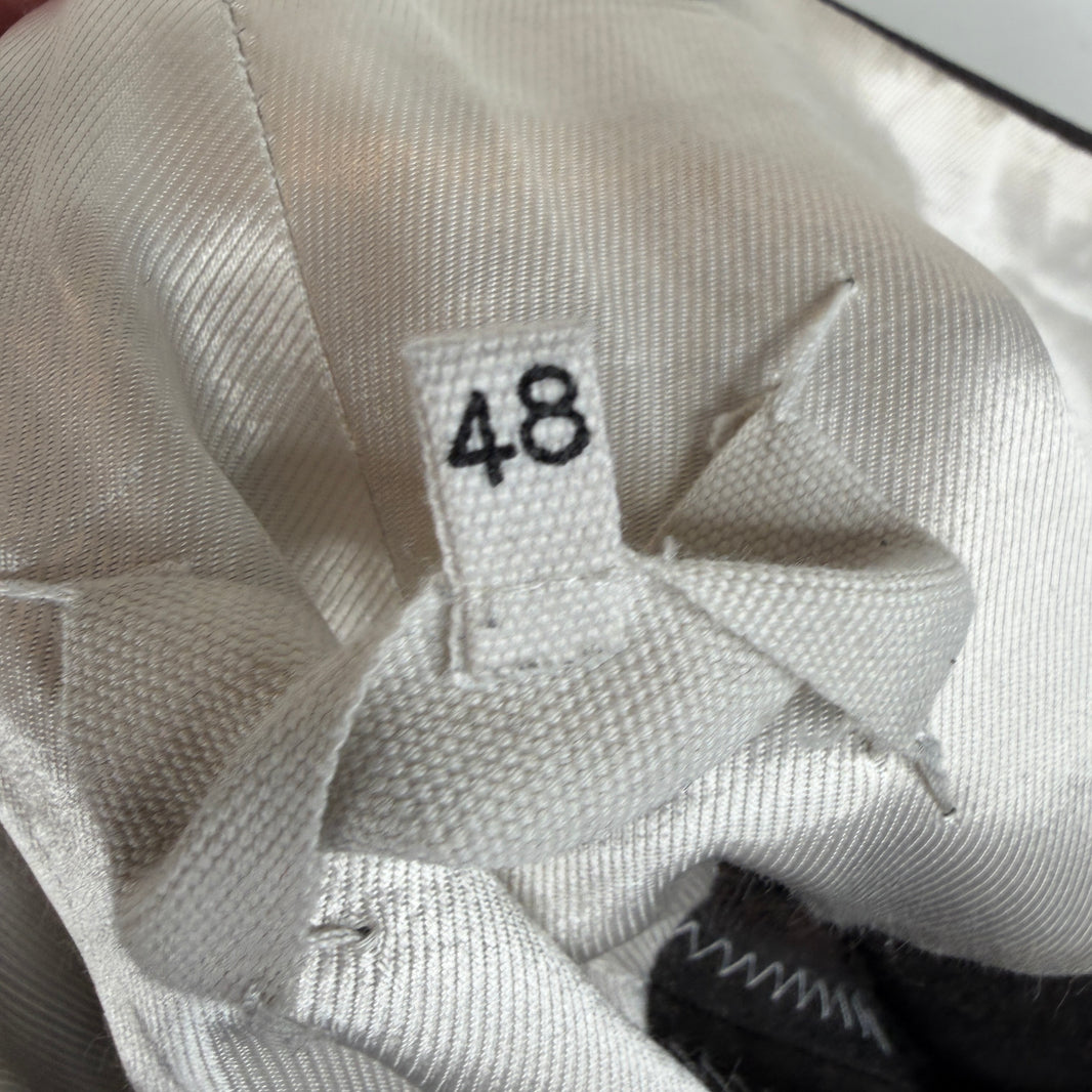 Margiela Brown Baggy Wool Trousers