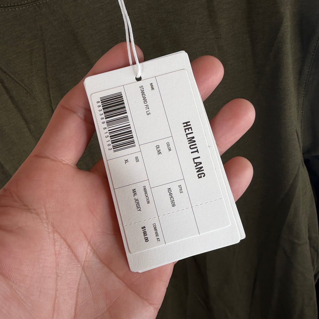 Helmut Lang Olive L/S T-Shirt