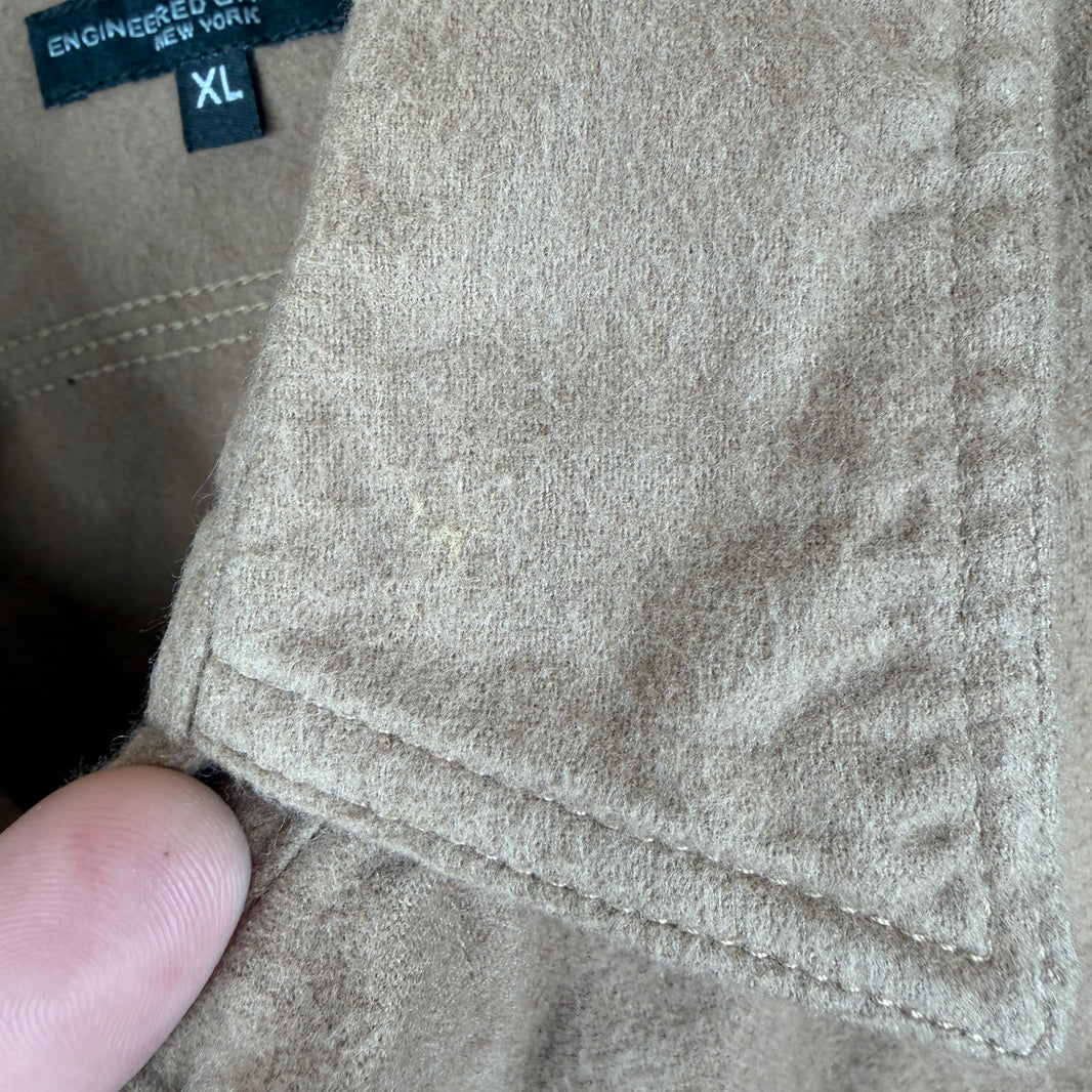 Engineered Garments Brown Cotton Button Up Shirt