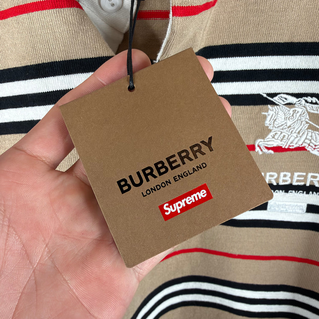 Supreme Burberry Rugby Shirt