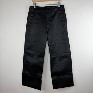 Taiga Takahashi Waxed Black Trousers