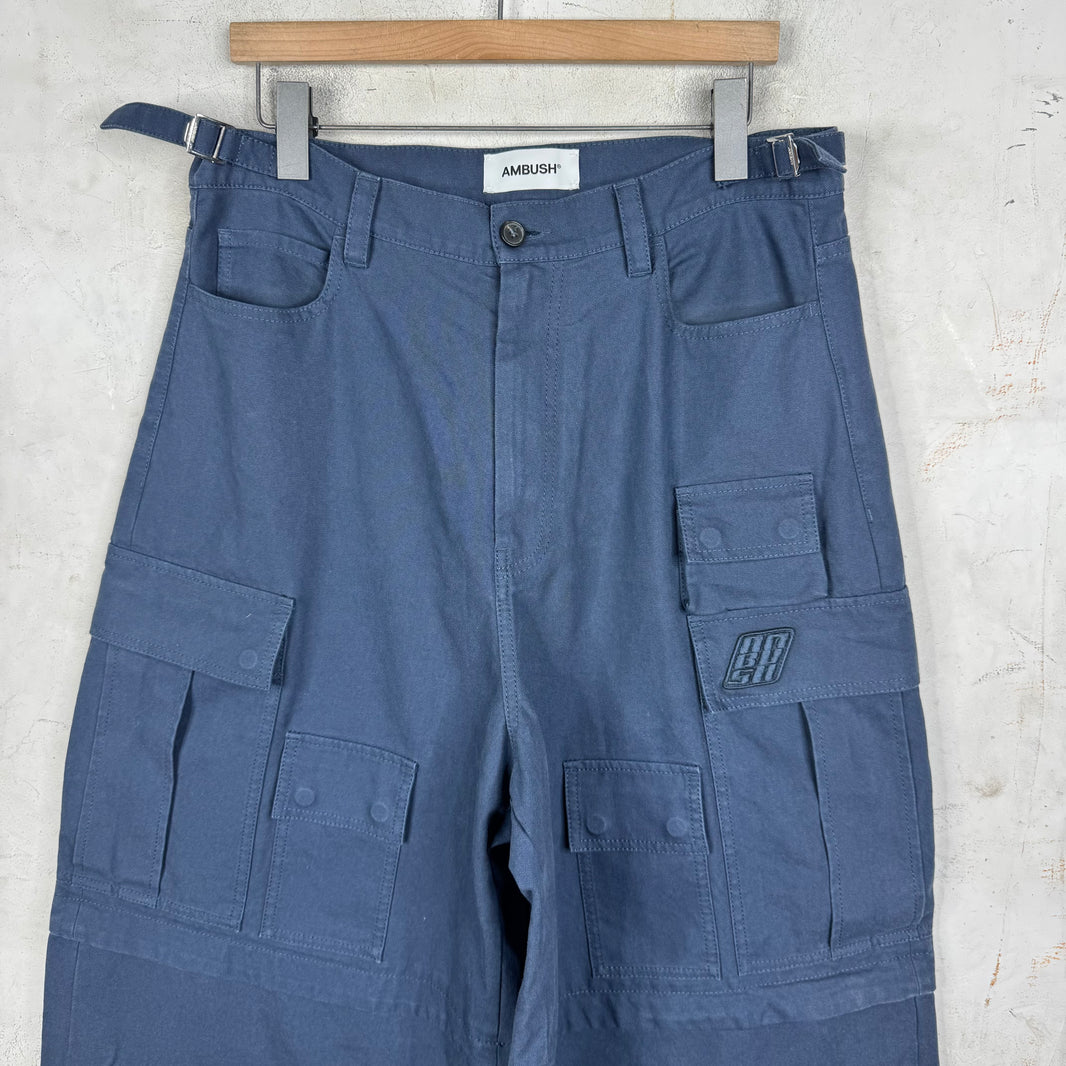 Ambush Jumbo Navy Cargo Pants