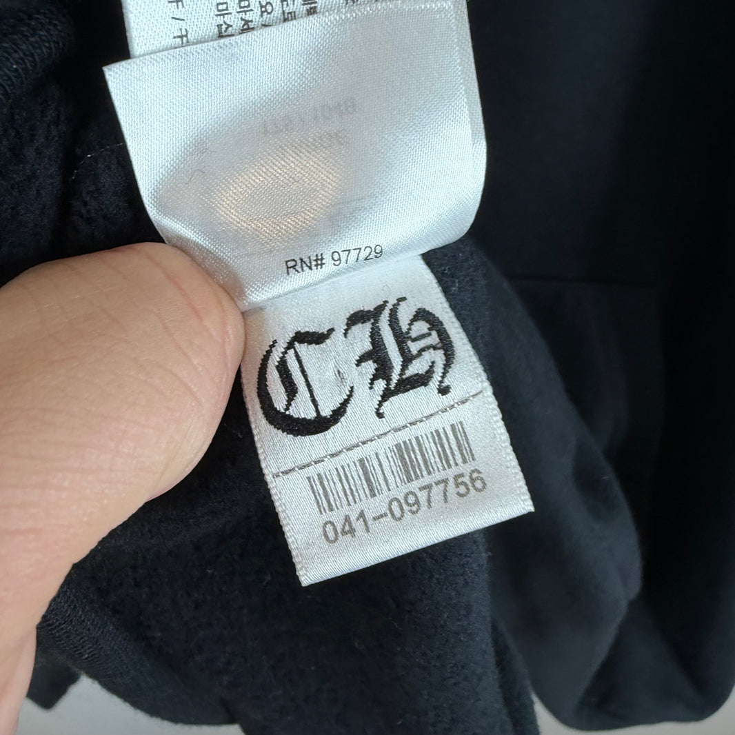 Chrome Hearts Blue Vertical Logo Hoodie