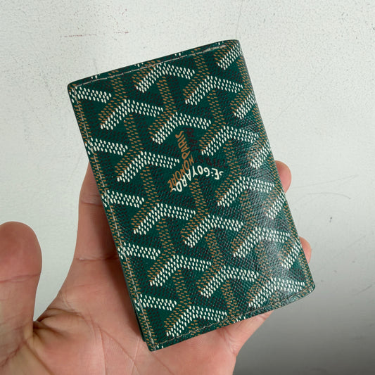Goyard Green Bifold Wallet