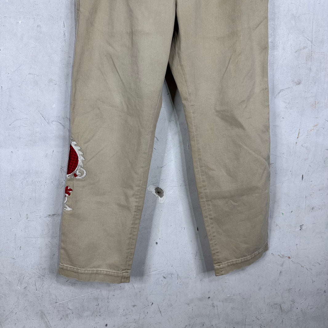 Gucci Dragon Patch Chinos