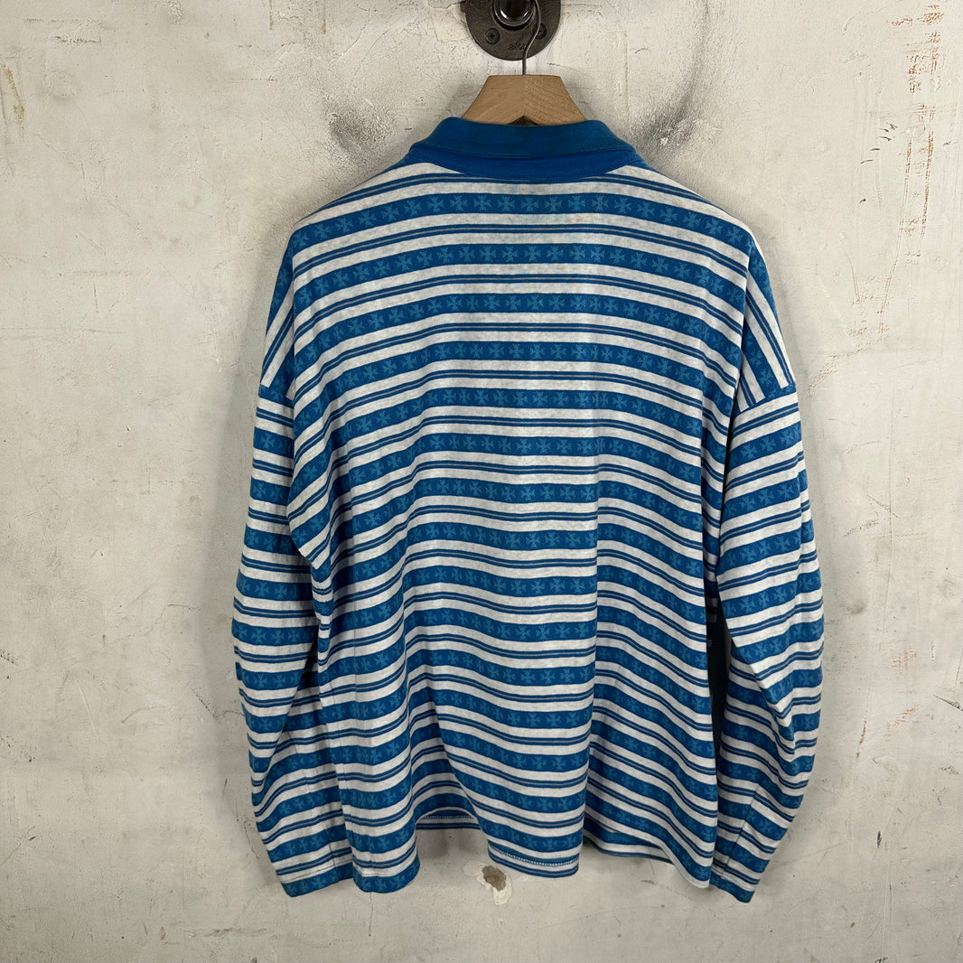 Chrome Hearts Striped Rugby Polo