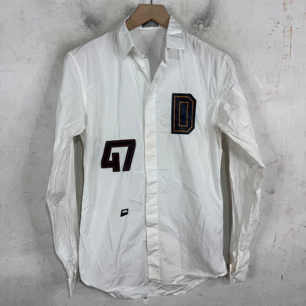 Dior Leather Patched Shirt