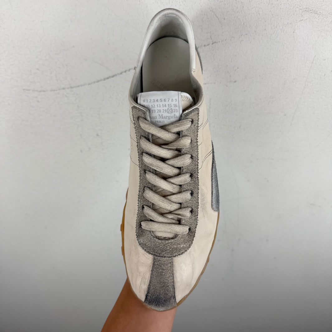 Margiela Cream Leather Sprinter Sneakers
