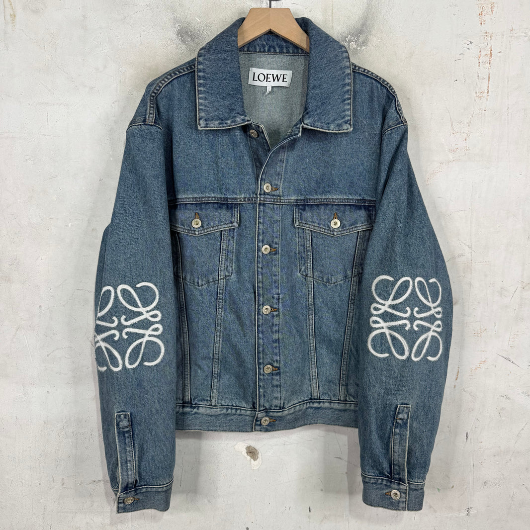 Loewe Denim Anagram Jacket