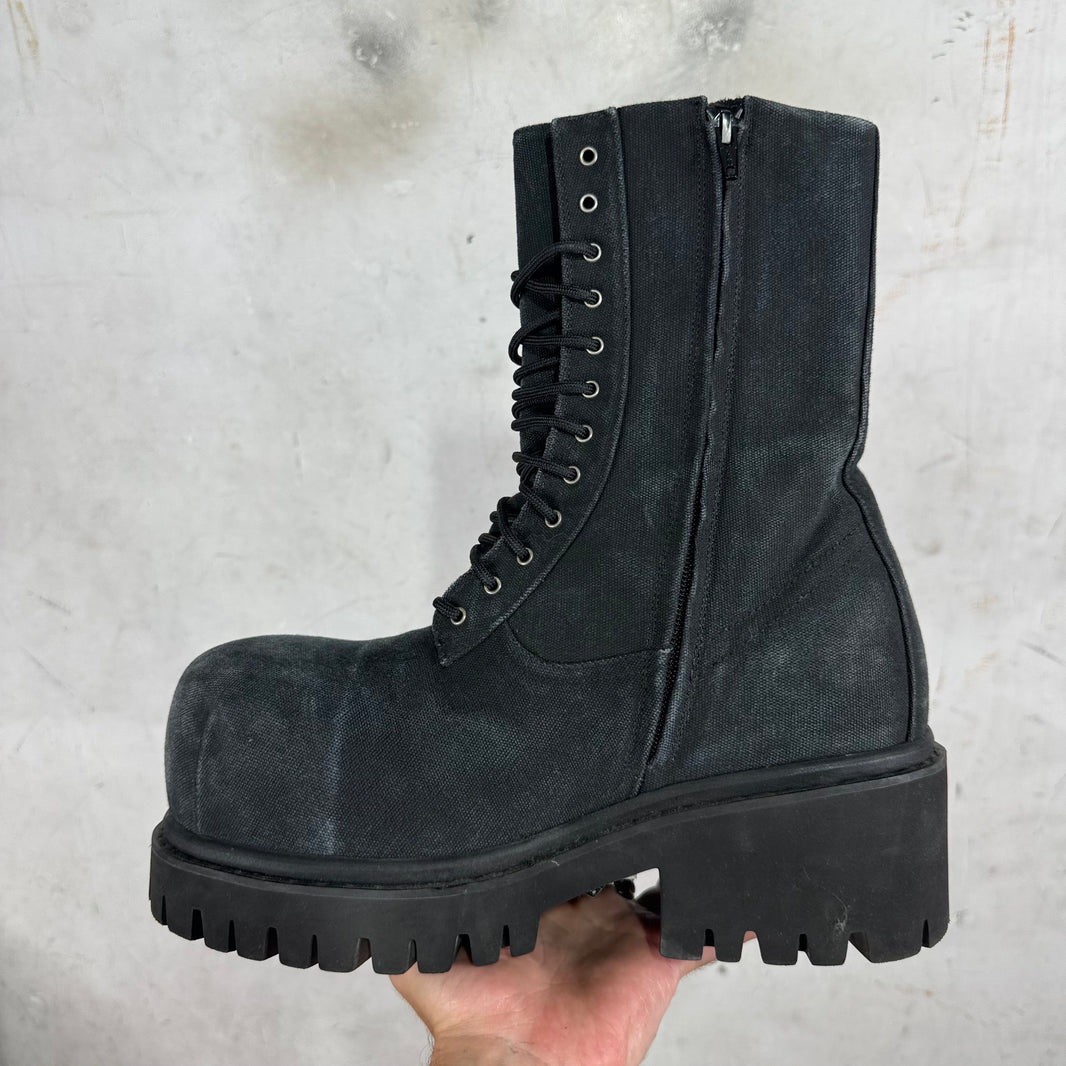Balenciaga Canvas Stomper Booties