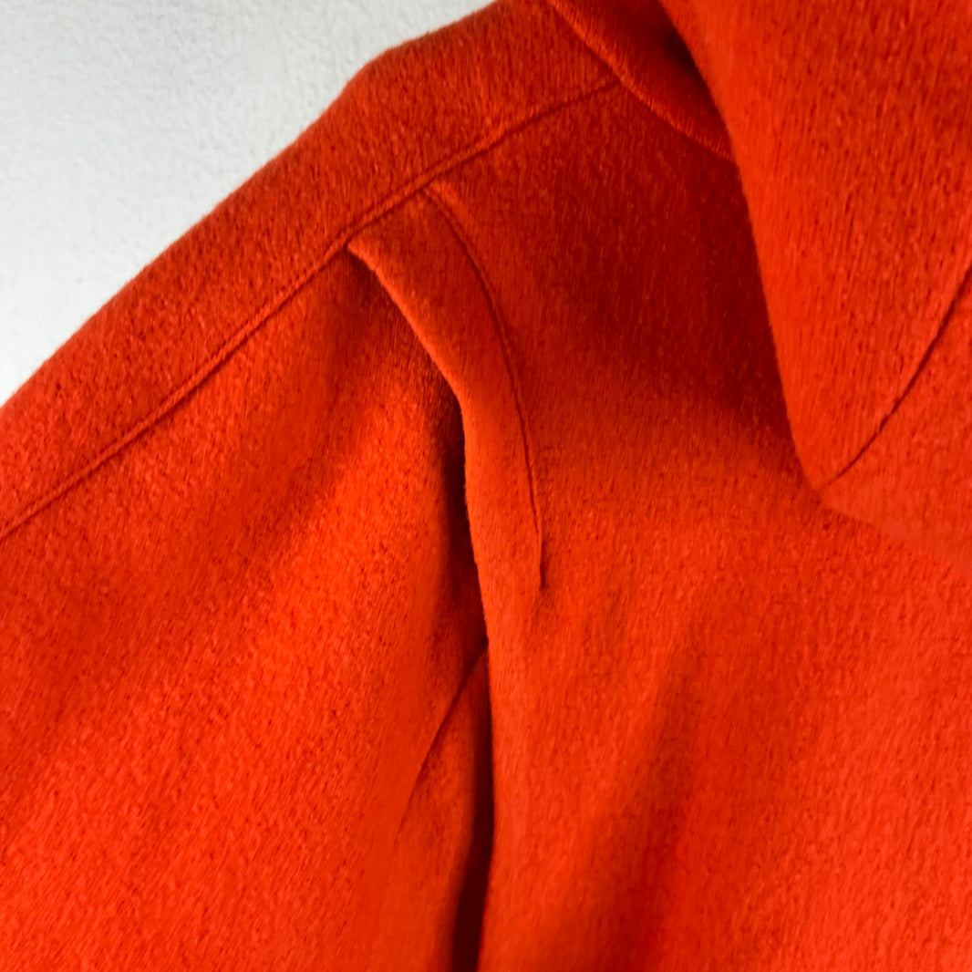 Kiko Kostadinov Orange Fleece Remus Jacket