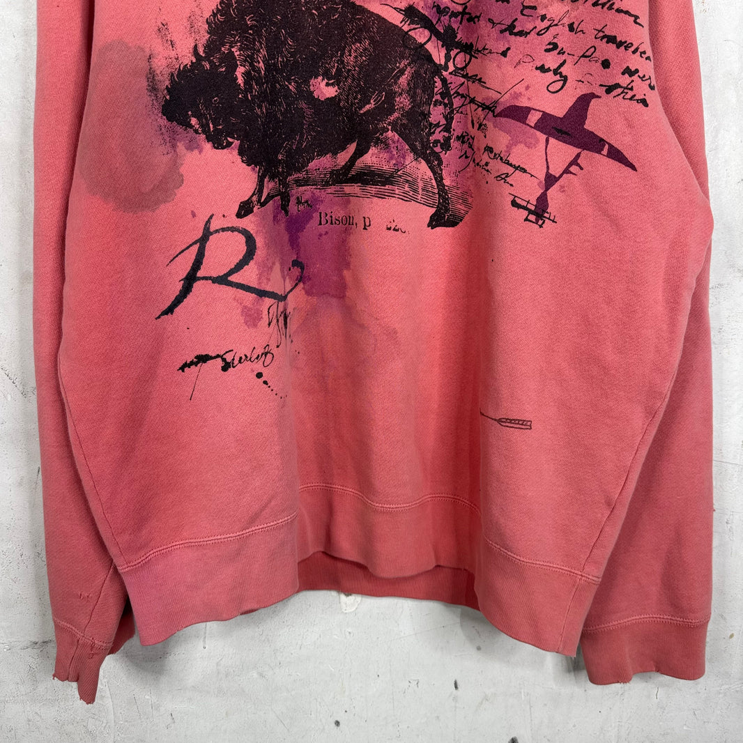 Polo Ralph Lauren Pink Bison 1/4 Zip