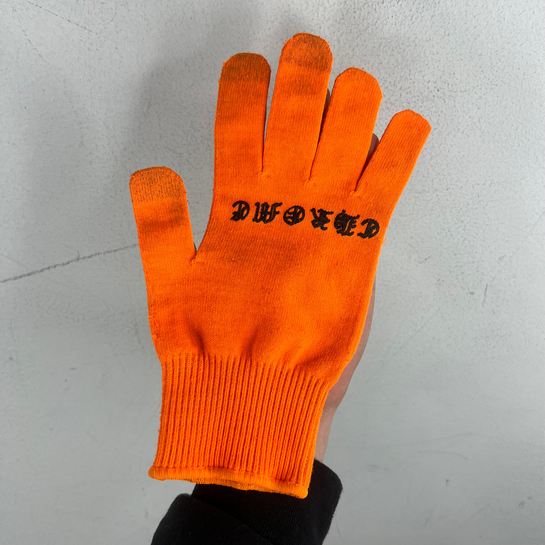 Chrome Hearts Orange Work Gloves