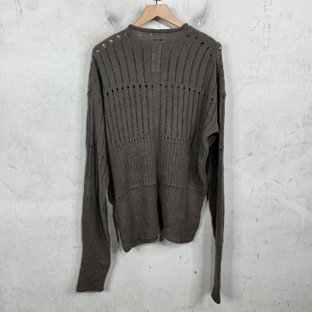 Rick Owens Hollywood Perforated Dust Sweater