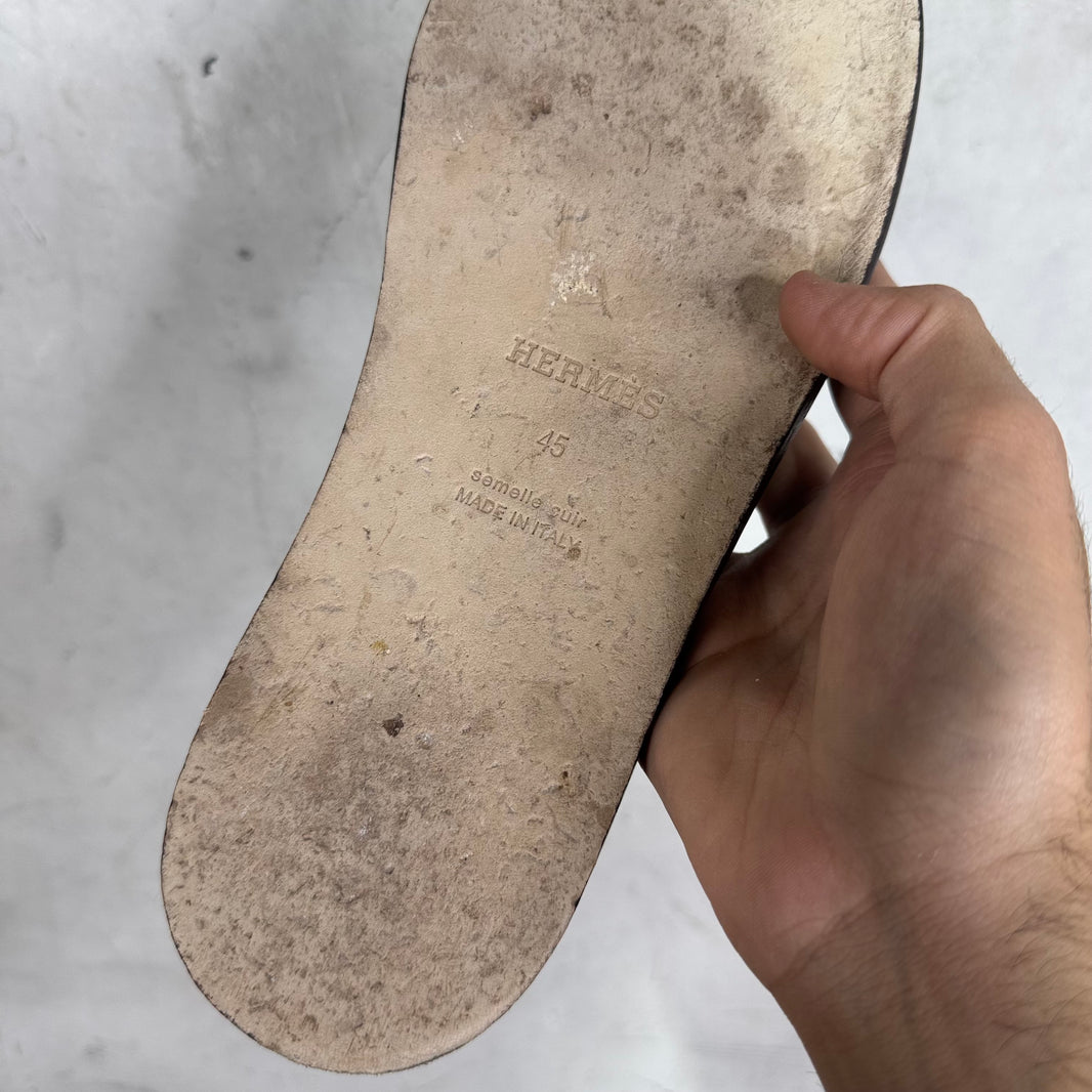 Hermes Blue Izmir Sandals