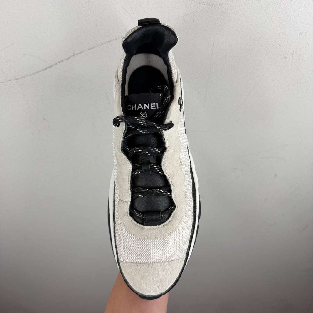 Chanel Nylon/Suede Sport Trail Low Top Sneakers