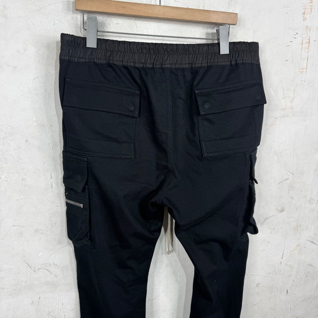 Rick Owens EDFU Cuffed Zipper Cargo Sweatpants