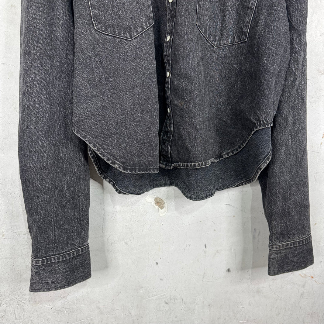 Vetements x Levis Western Snap Denim Overshirt