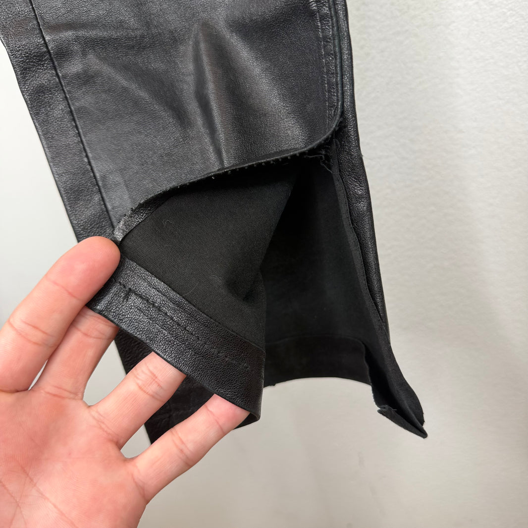 Amiri Leather Slim Pants