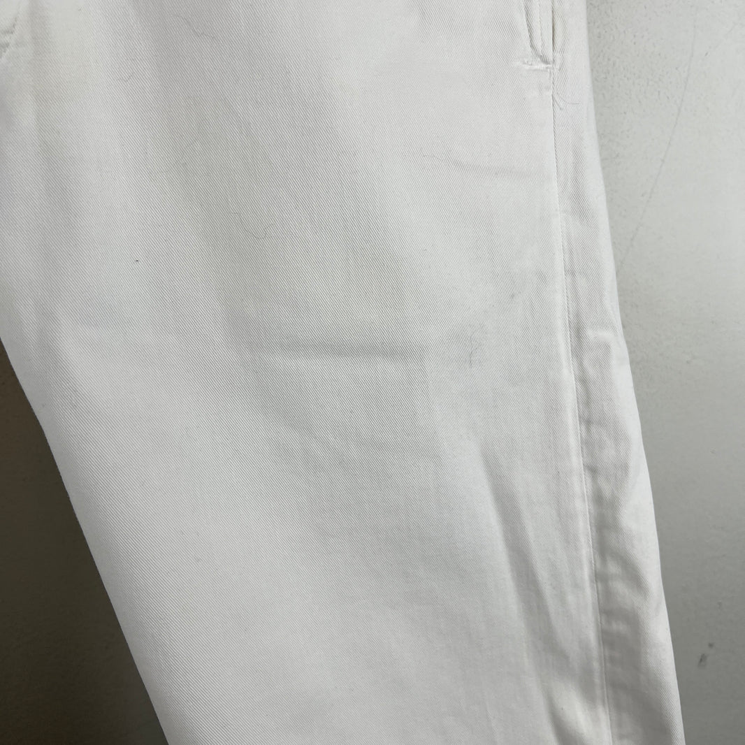 RRL White Cropped Shorts
