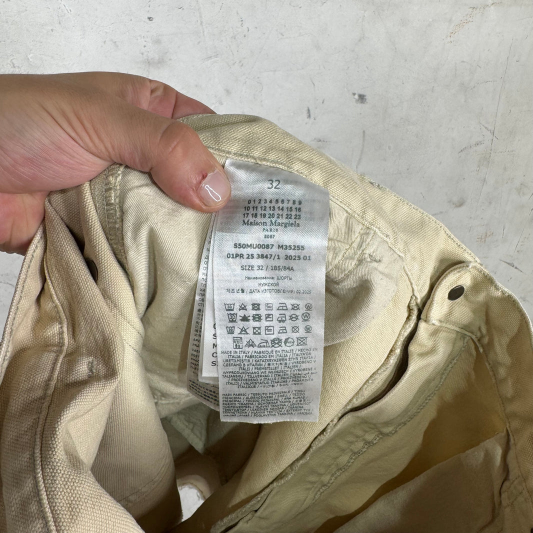 Margiela Frayed Carpenter Shorts