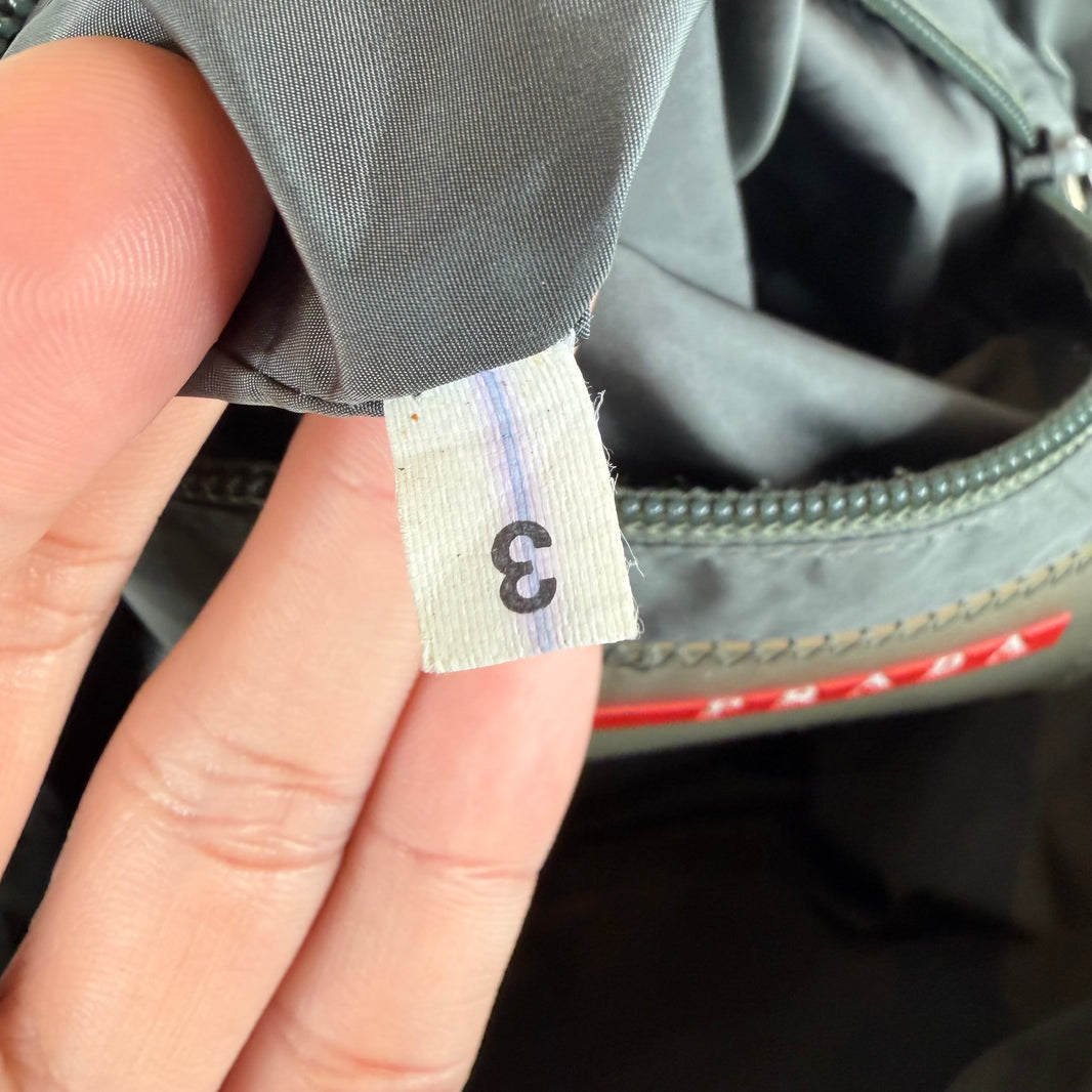 Prada Linea Rossa Olive Side Bag