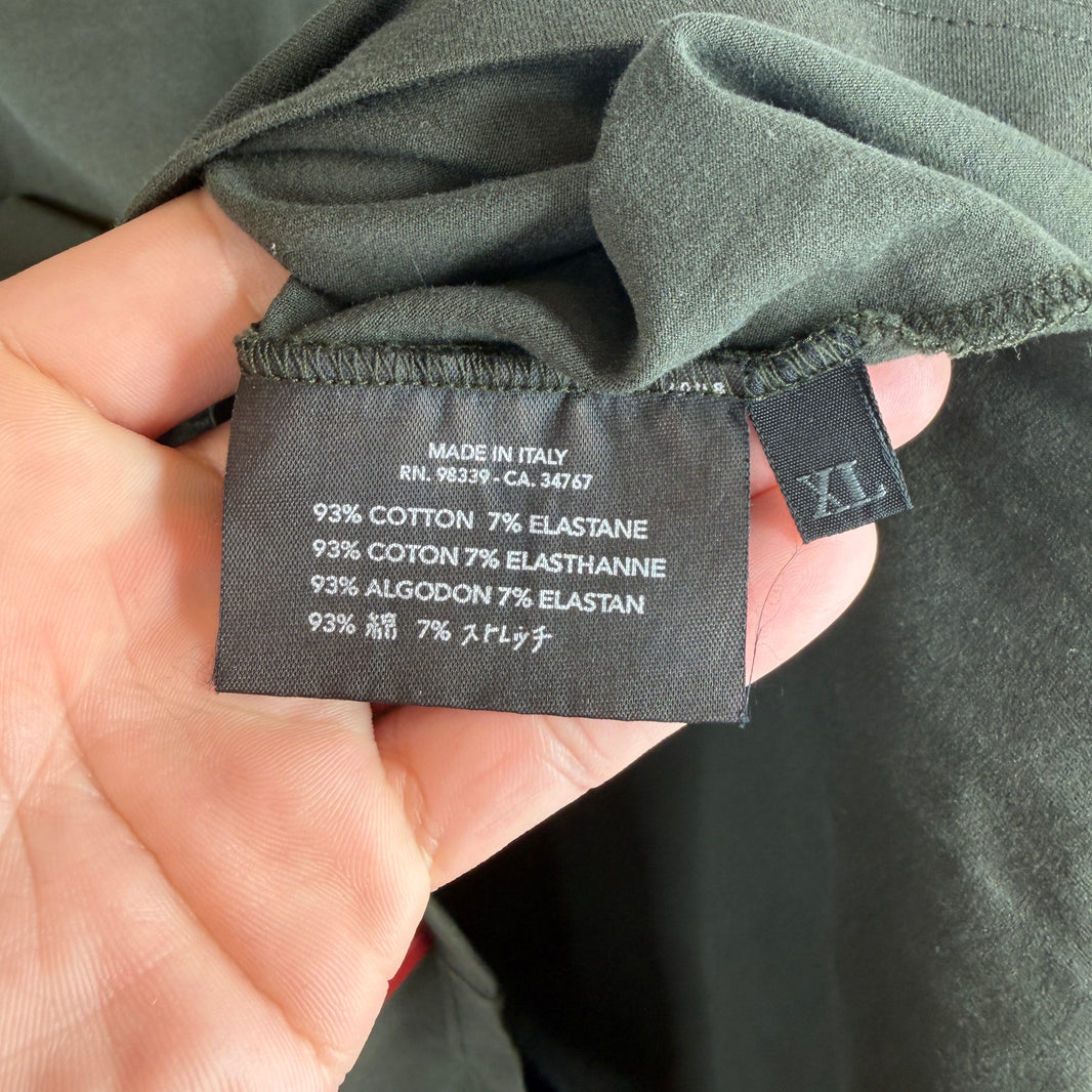 Prada Linea Rossa Back Pocket Olive LS shirt