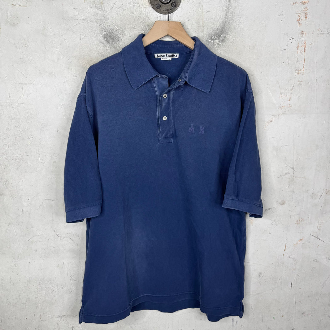 Acne Studios Faded Blue Polo