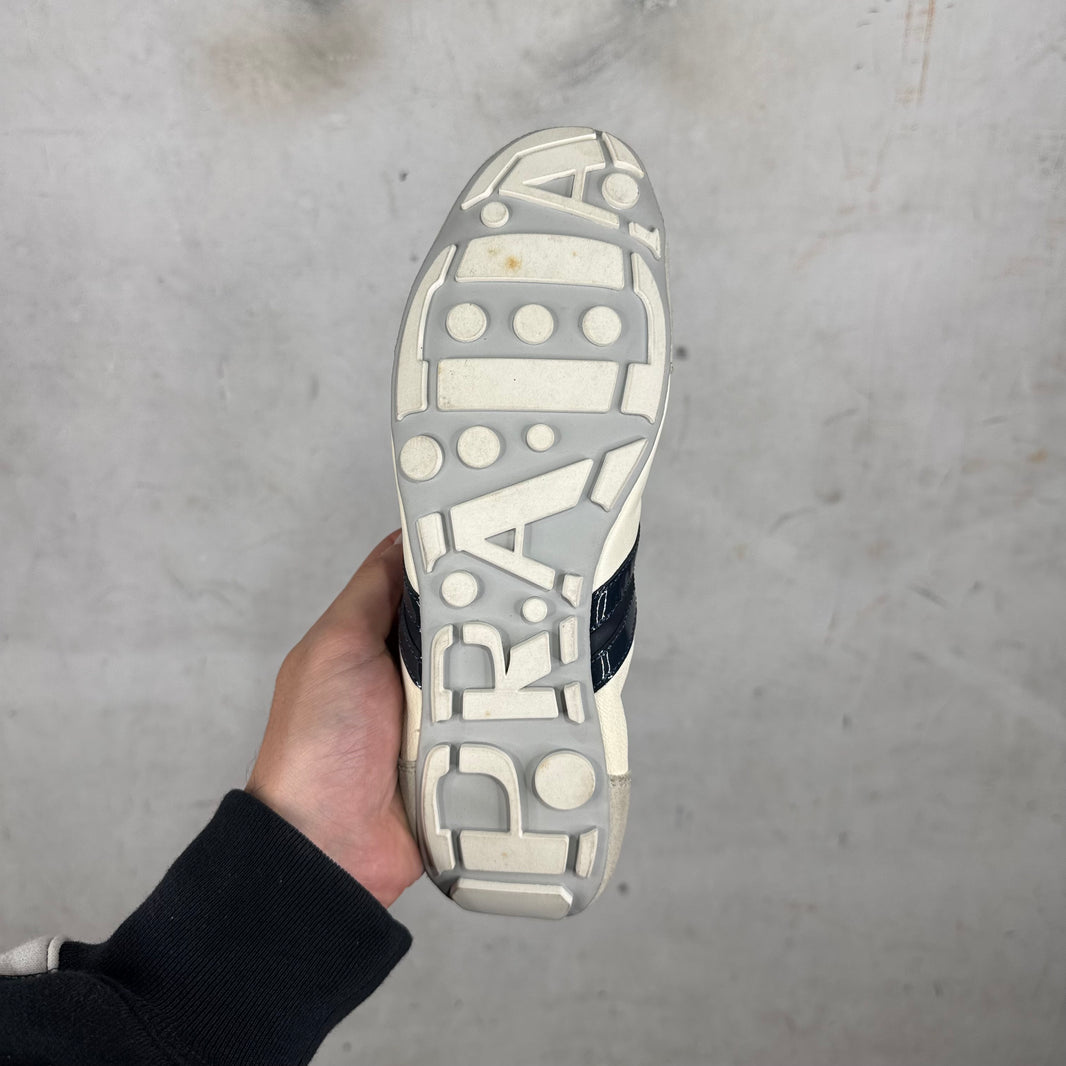Prada Leather Low Profile Sneakers