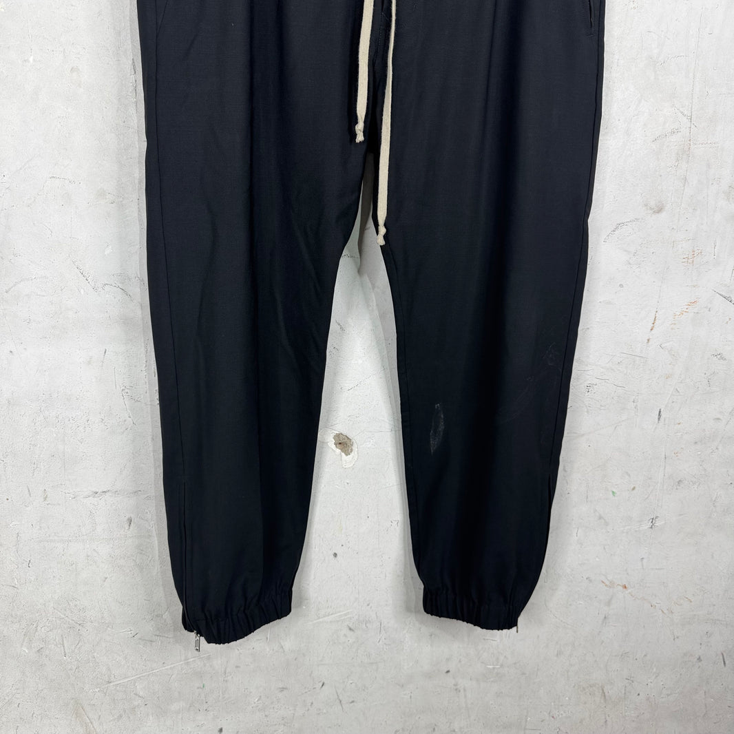 Rick Owens Gethsemane Wool Zippered Pants