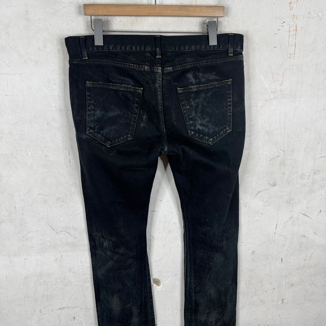 Saint Laurent D02 Oil Spill Jeans