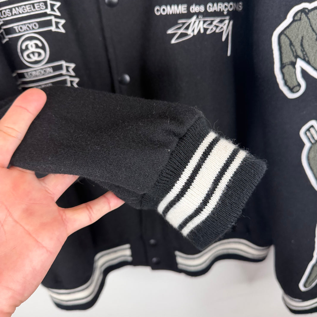 Stussy CDG Anniversary Varsity Jacket