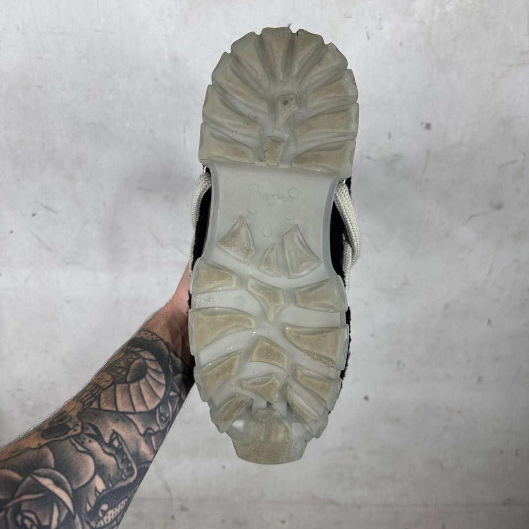 Rick Owens Lunar Megalace Shearling Tractor Boots