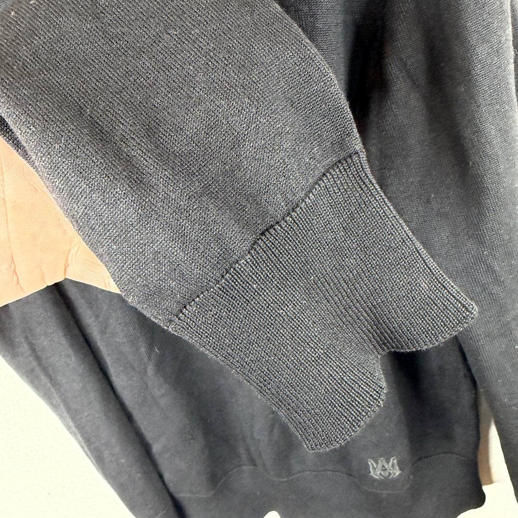 Amiri Black Wool Sweater