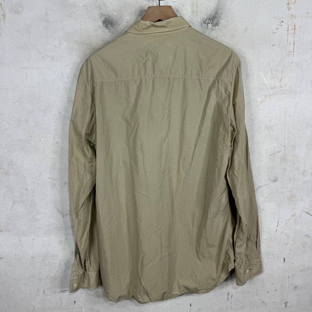 Margiela Beige LS Button Up