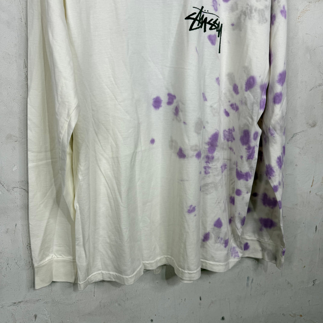 Stussy Moody Man Tie Dye LS T-Shirt