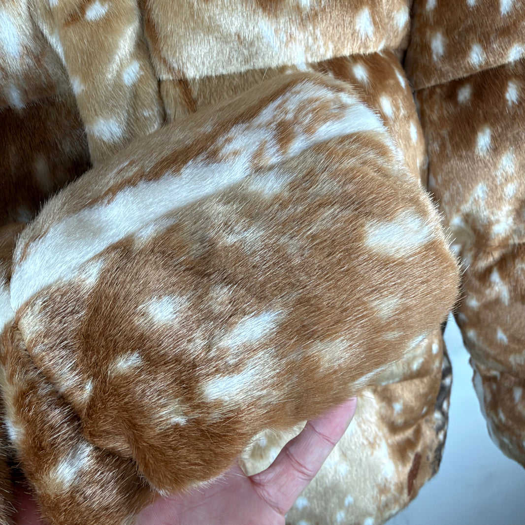 Golf Le Fleur Faux Fur Puffer Jacket