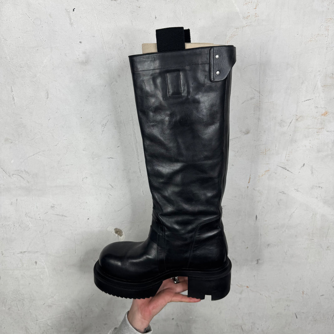 Rick Owens Knee High Bogun Boots