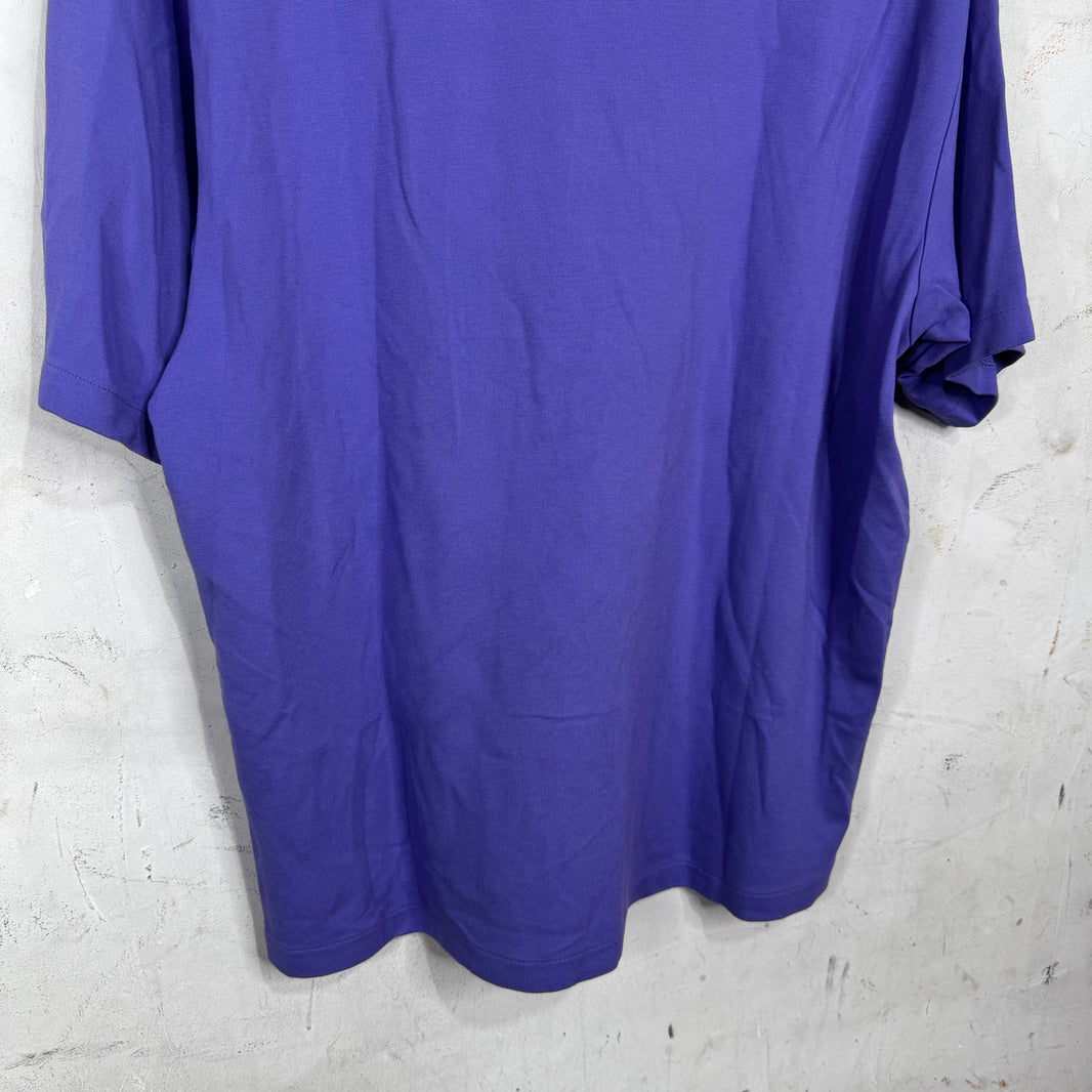 Acne Studios Logo Jacquard T-Shirt Purple