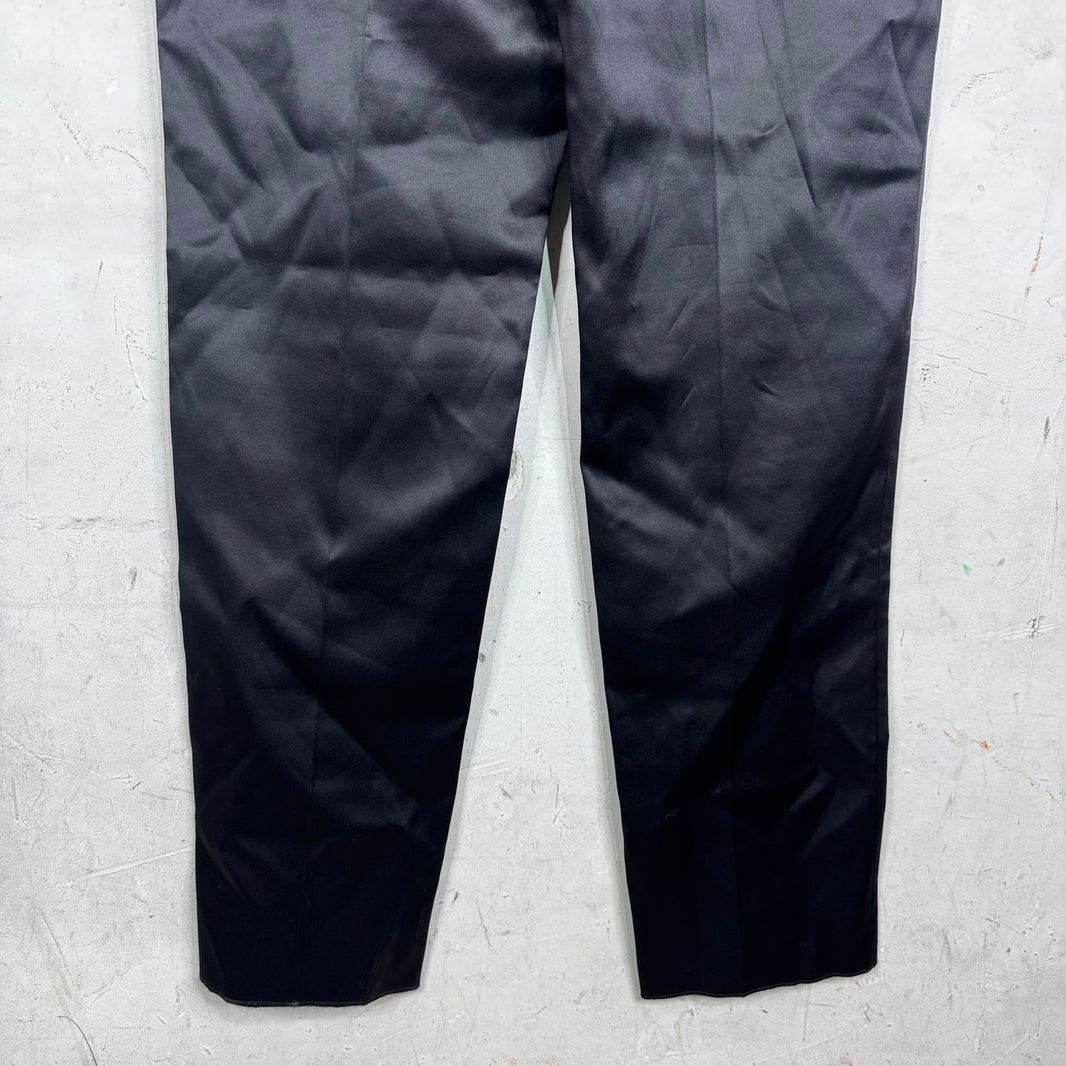 Gucci Black Satin Trousers