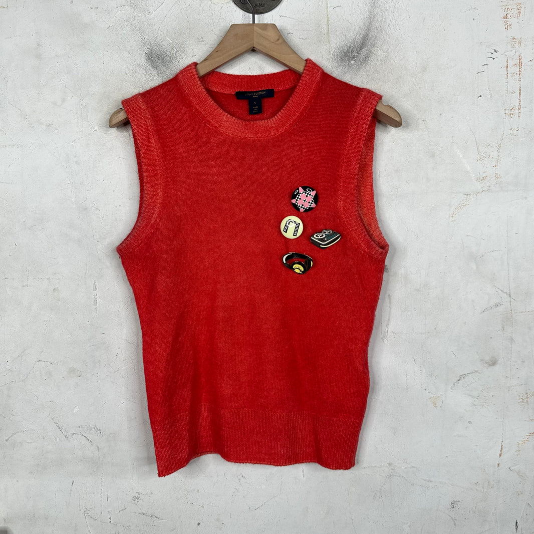 Louis Vuitton Cashmere Pin Sweater Vest