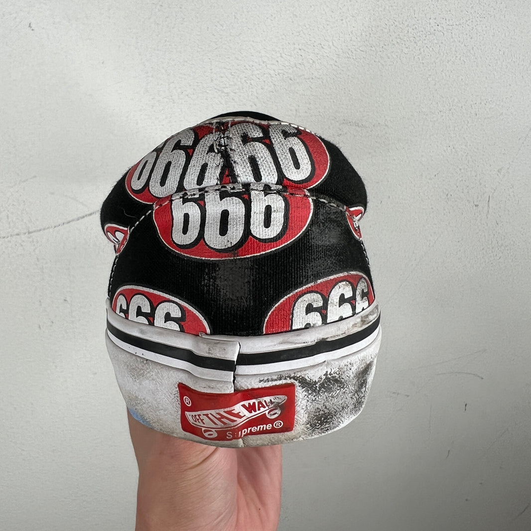 Supreme Vans Black 666 Slip On Sneakers