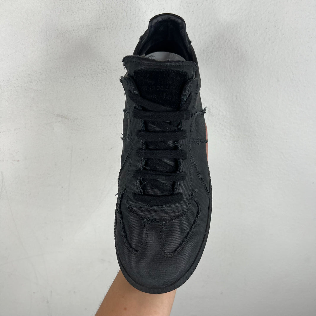 Margiela Black Canvas Replica Sneakers