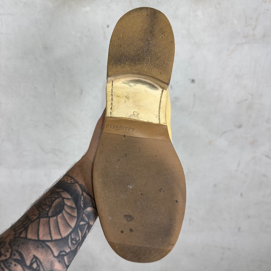 Guidi Yellow 788 Back Zip Boots