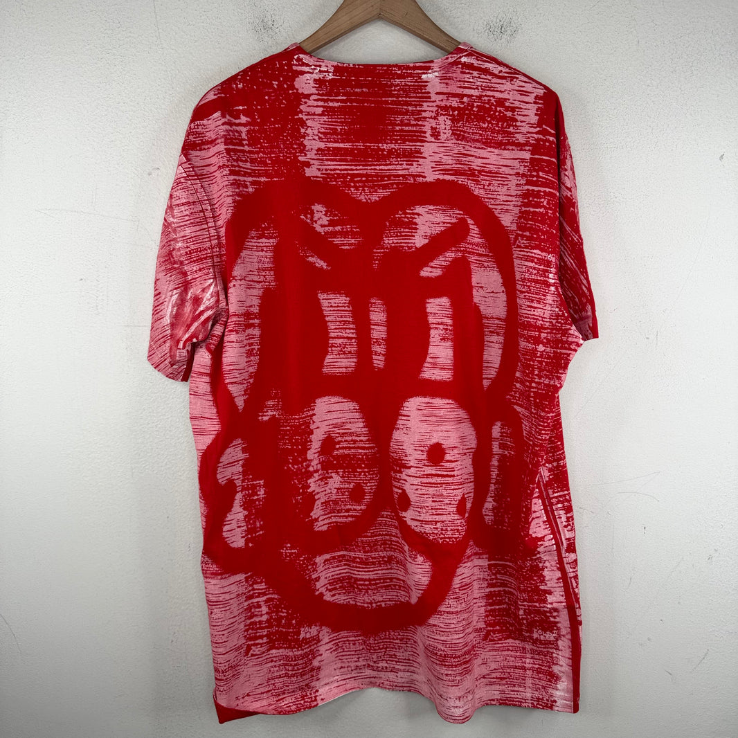 Chito Red/White AOP Dog T-Shirt