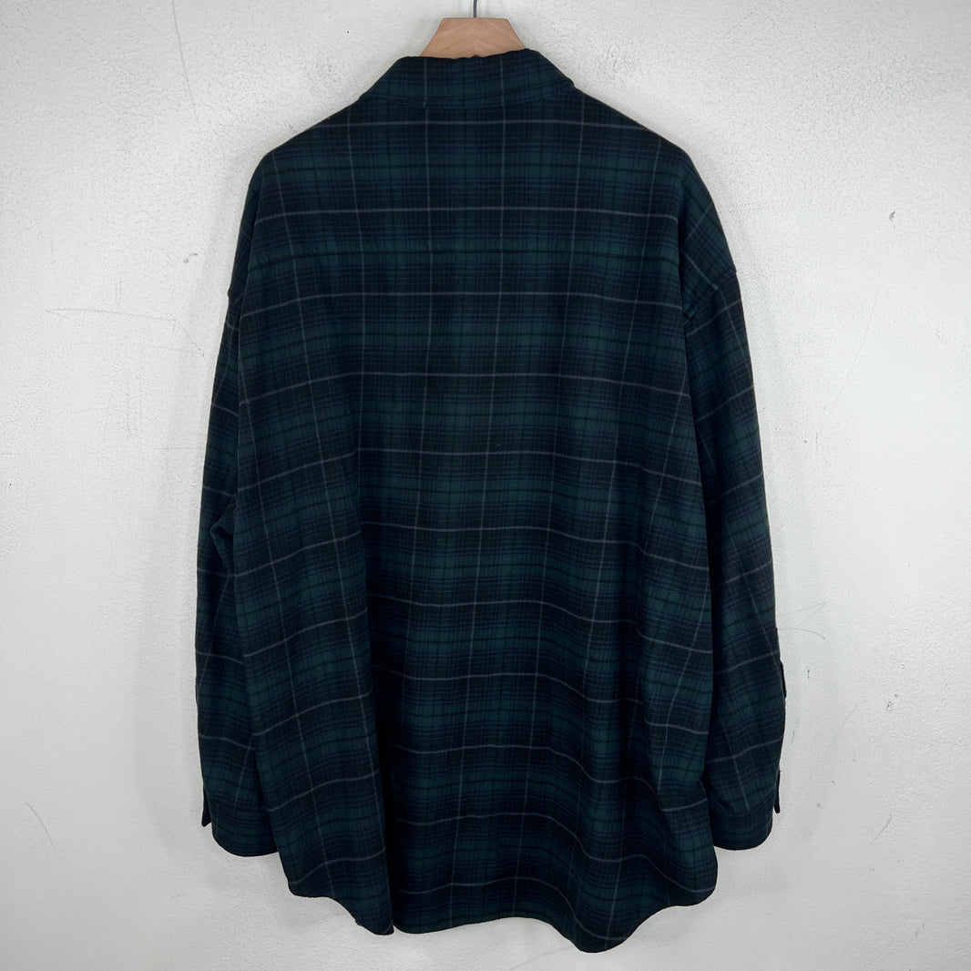 Balenciaga Green Stencil Flannel