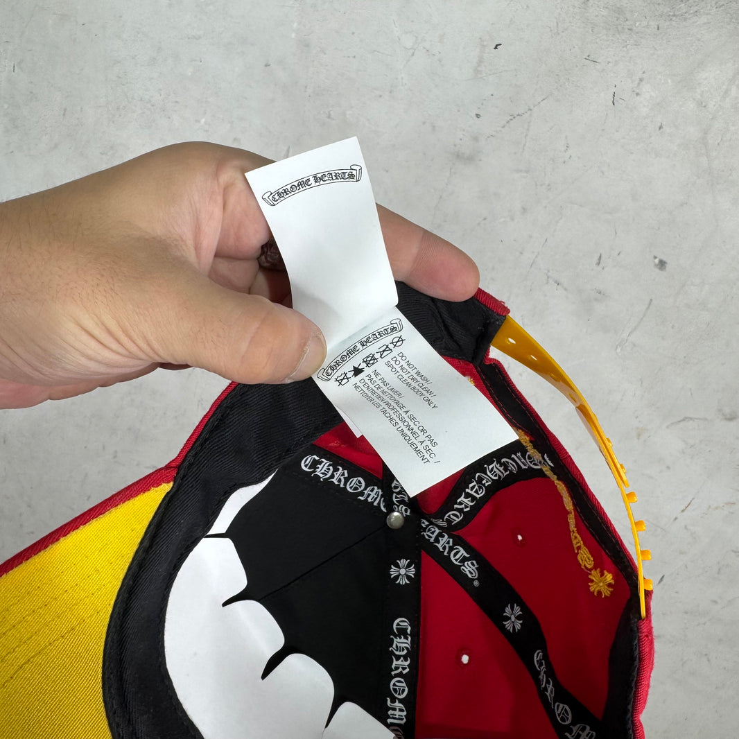 Chrome Hearts Red/ Yellow CH Baseball Hat