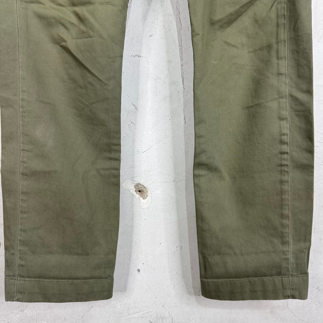 RRL Olive Fatigue Chinos