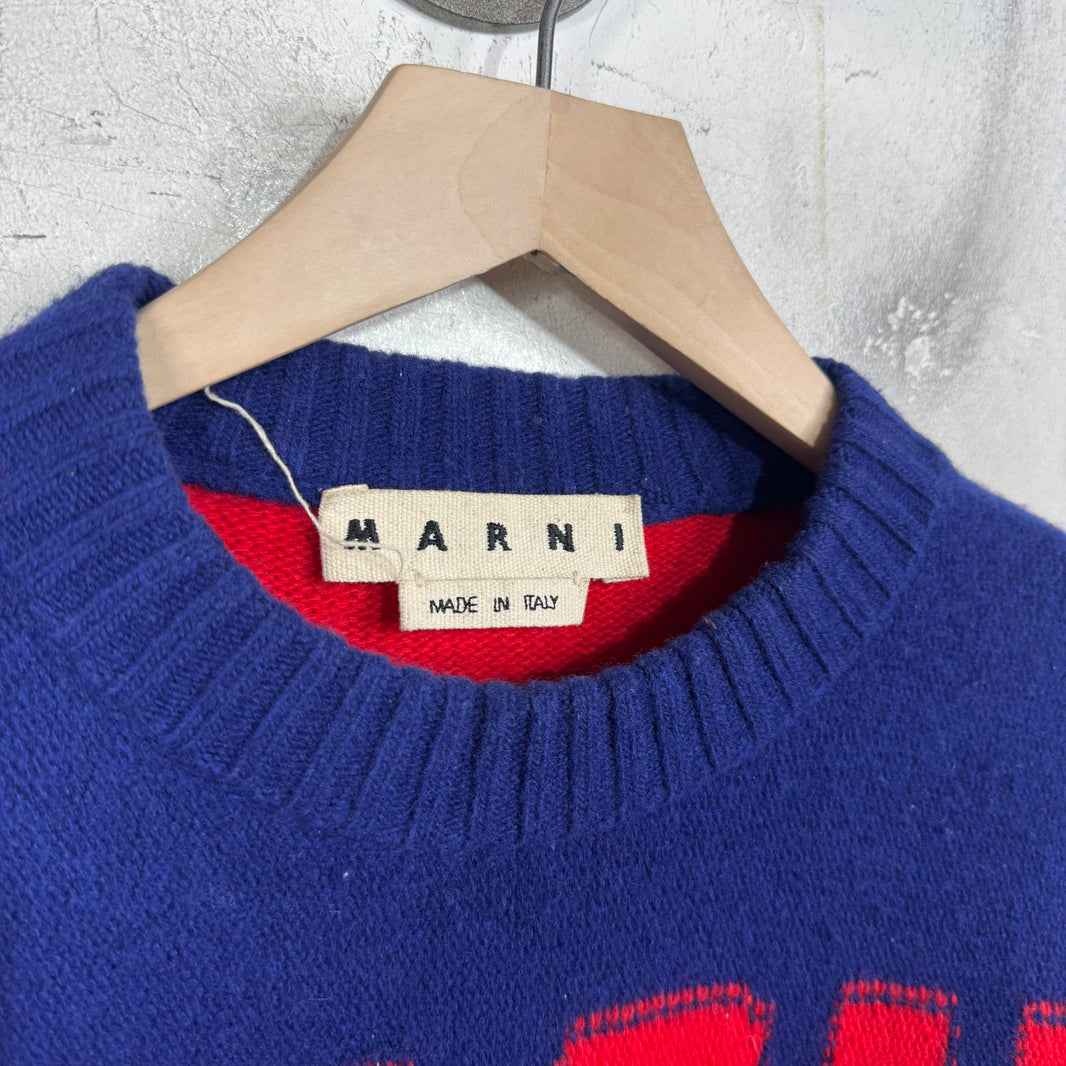 Marni Logo Wool Sweater
