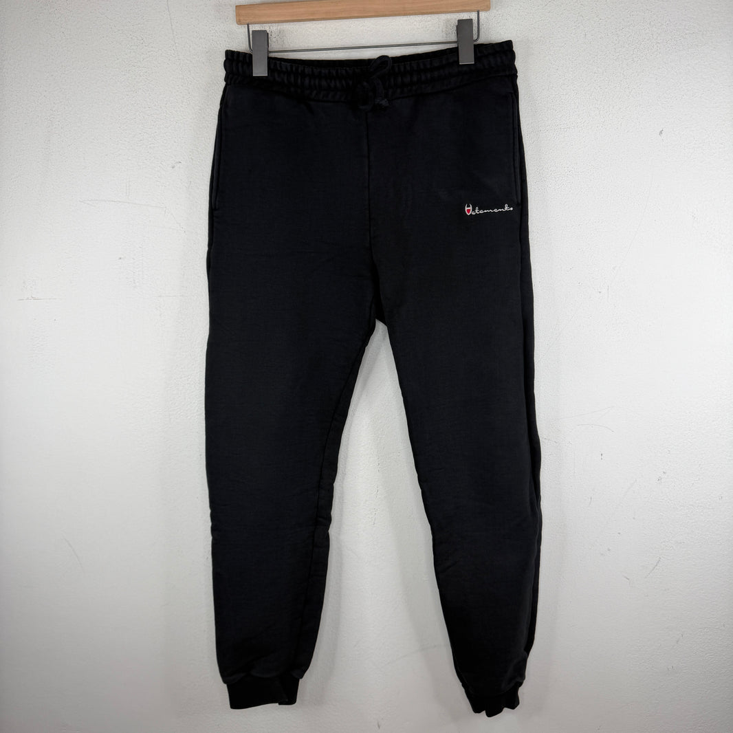 Vetements Champion Logo Black Sweatpants